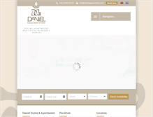 Tablet Screenshot of danielapartments.com